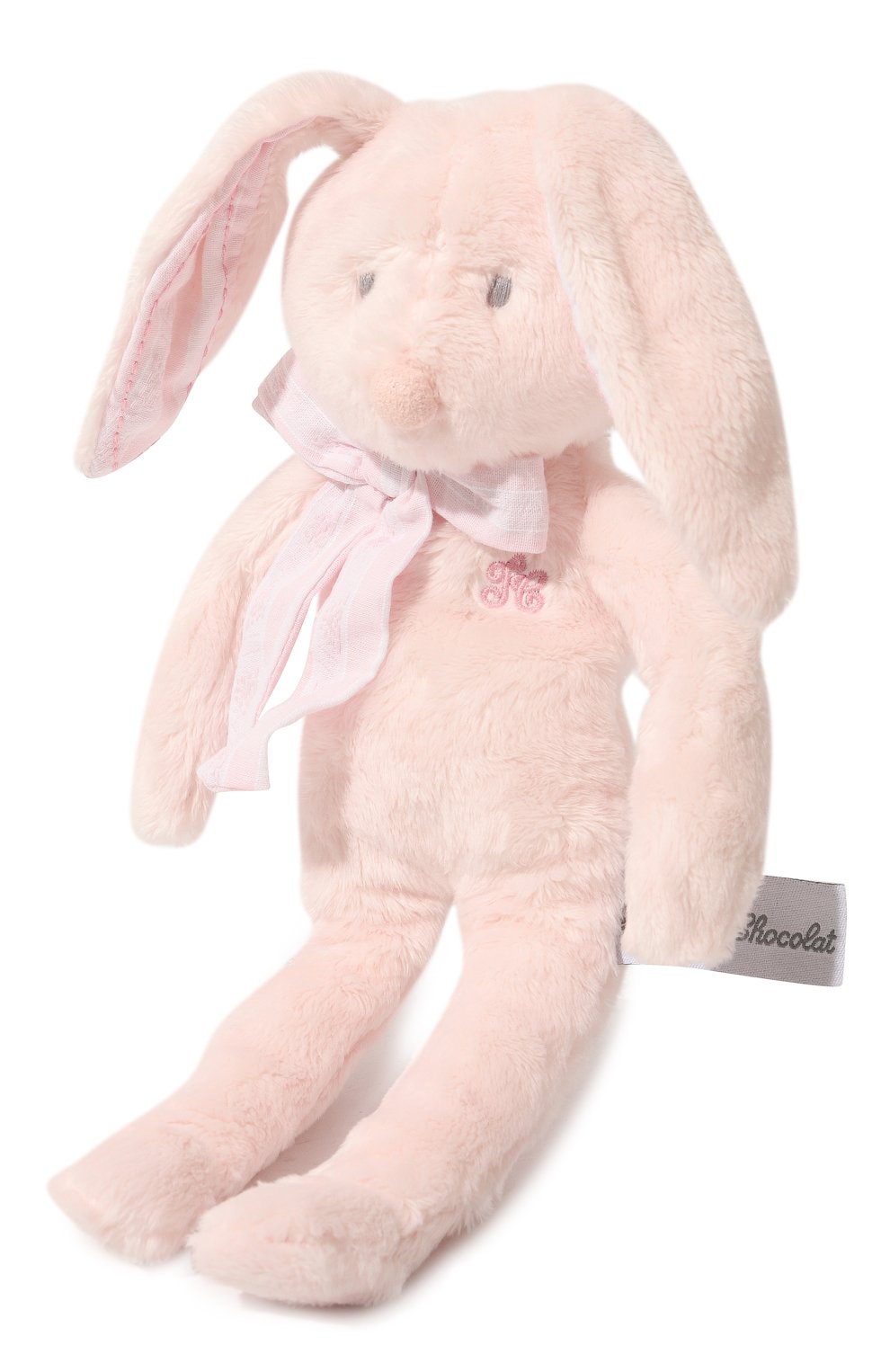 Детского плюшевая игрушка кролик TARTINE ET CHOCOLAT светло-розового цвета, арт. T30935H | Фото 2 (Материал: Текстиль, Синтетический материал; Игрушки: Мягкие игрушки; Статус проверки: Проверена категория)