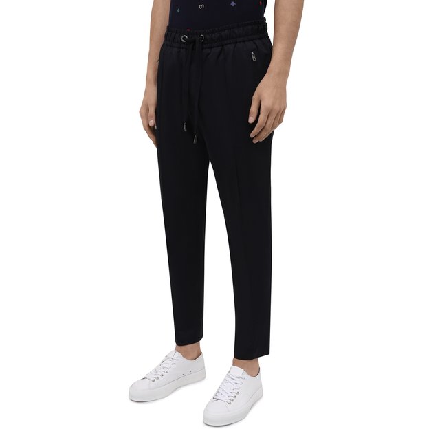 Хлопковые брюки Dolce & Gabbana  GYACET/FUFJR Фото 3
