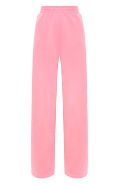 Женские хлопковые брюки MAINLESS розового цвета, арт. PT23-02-03-PN | Фото 1 (Длина (брюки, джинсы): Удлин енные; Силуэт Ж (брюки и джинсы): Широкие; Женское Кросс-КТ: Брюки-одежда; Материал внешний: Хлопок; Стили: Спорт-шик)