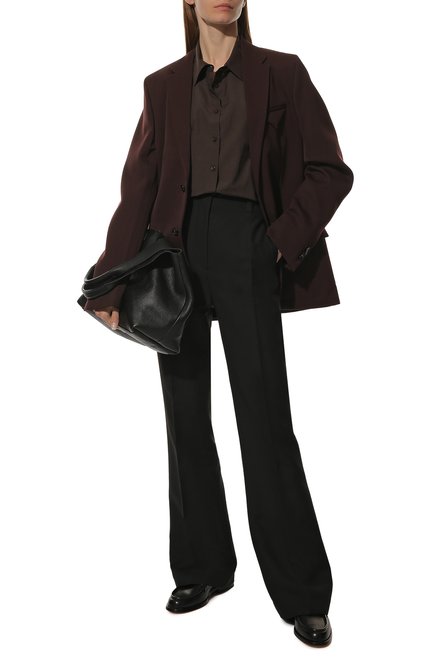 Женская хлопковая рубашка AGREEG темно-коричневого цвета, арт. 14030534 | Фото 2