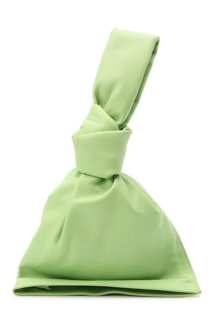 Женская сумка twist mini BOTTEGA VENETA зеленого цвета, арт. 652001/VCP40 | Фото 1 (Материал: Натуральная кожа; Сумки-технические: Сумки top-handle; Размер: mini; Региональные ограничения белый список (Axapta Mercury): RU)