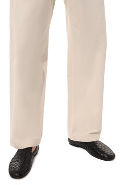 Мужские кожаные лоферы H`D`S`N BARACCO черного цвета, арт. GUINEA.X.0* | Фото 3 (Мужское Кросс-КТ: Лоферы-обувь; Материал внутренний: Натуральная кожа; Стили: Кэжуэл)