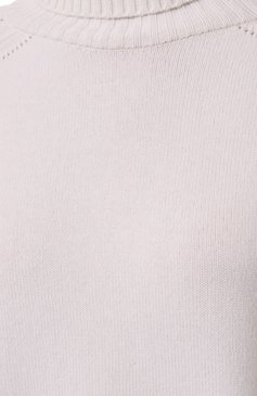 Женский кашемировый свитер MUST белого цвета, арт. TSA02DM/1175 | Фото 5 (Женское Кросс-КТ: Свитер-одежда; Материал внешний: Шерсть, Кашемир; Рукава: Длинные; Длина (для топов): Стандартные; Материал сплава: Проставлено; Нос: Не проставлено; Драгоценные камни: Проставлено; Стили: Кэжуэл)