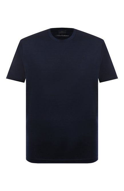 Мужская хлопковая футболка PAUL&SHARK темно-синего цвета по цене 0 руб., арт. 24411006 | Фото 1