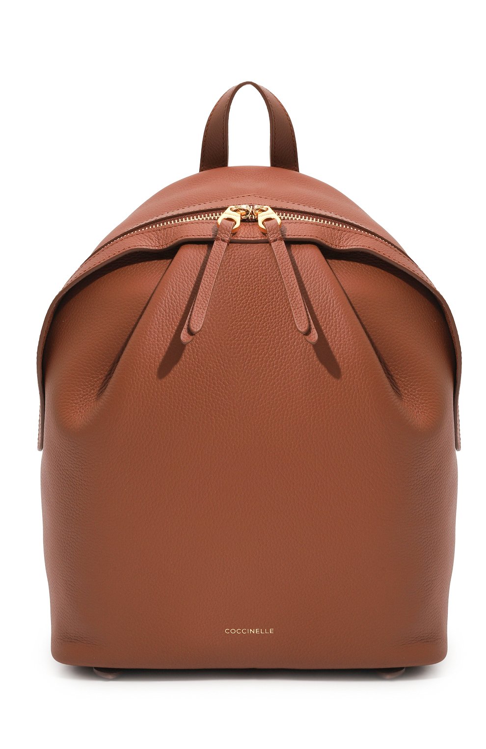 Женский рюкзак soft-wear COCCINELLE коричневого цвета, арт. E1 P5A 14 01 01 | Фото 1 (Размер: medium; Материал: Натуральная кожа; Материал сплава: Проставлено; Драгоценные камни: Проставлено; Стили: Кэжуэл)