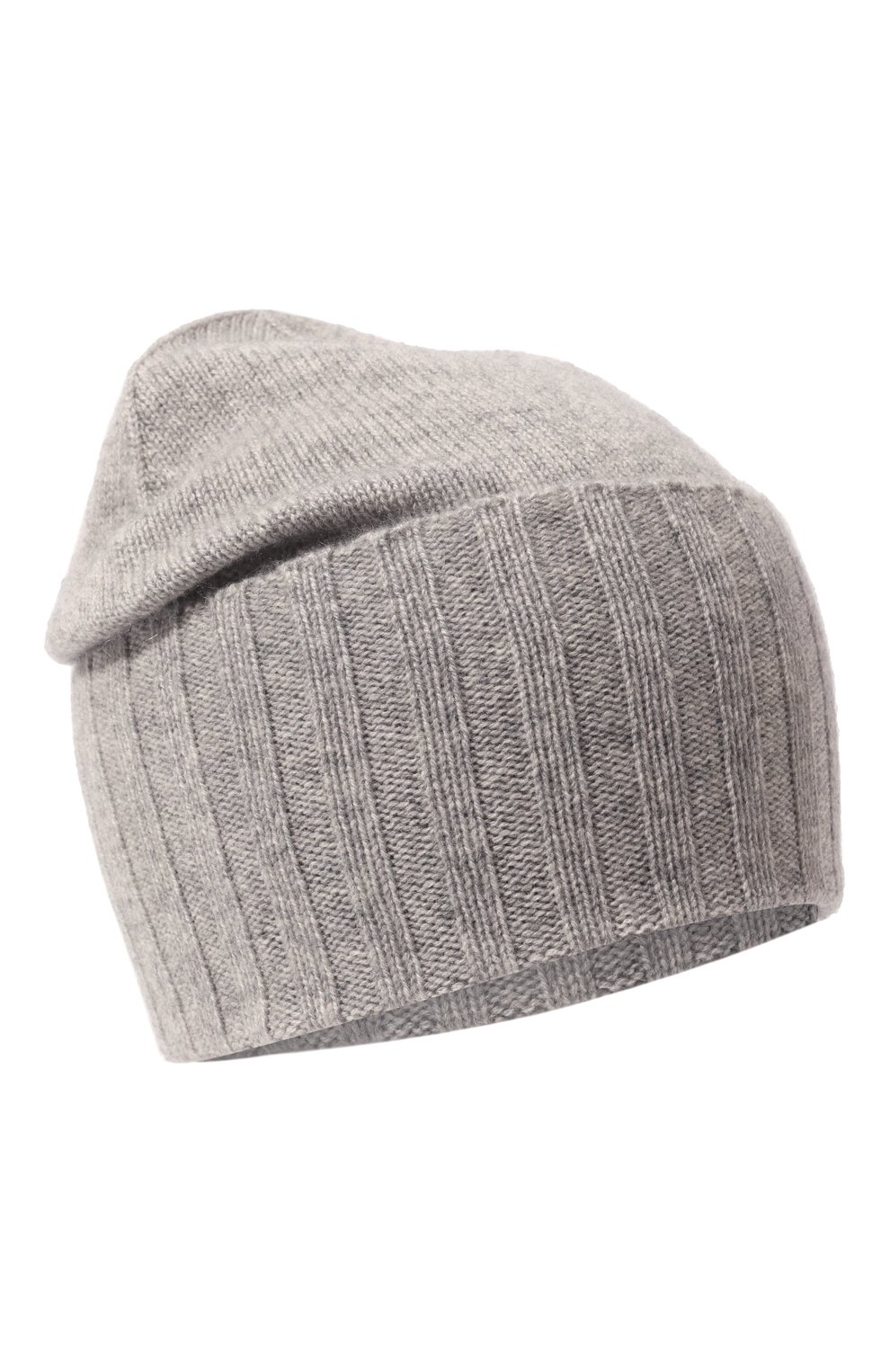 Женская кашемировая шапка NOT SHY серого цвета, арт. 4102030C | Фото 1 (Материал: Текстиль, Кашемир, Шерсть; Материал сплава: Проставлено; Нос: Не проставлено)
