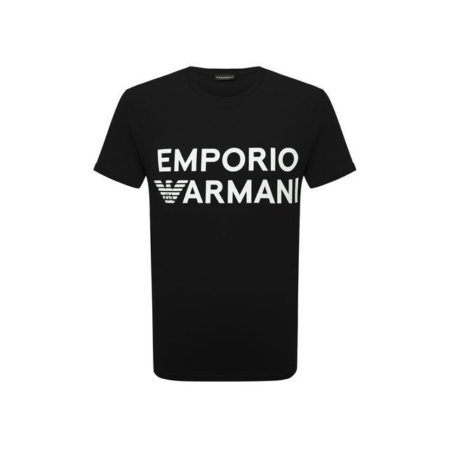 Хлопковая футболка Emporio Armani 211831/3R479