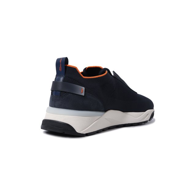 Текстильные кроссовки Santoni  MBI021601BINNSB3U61 Фото 5