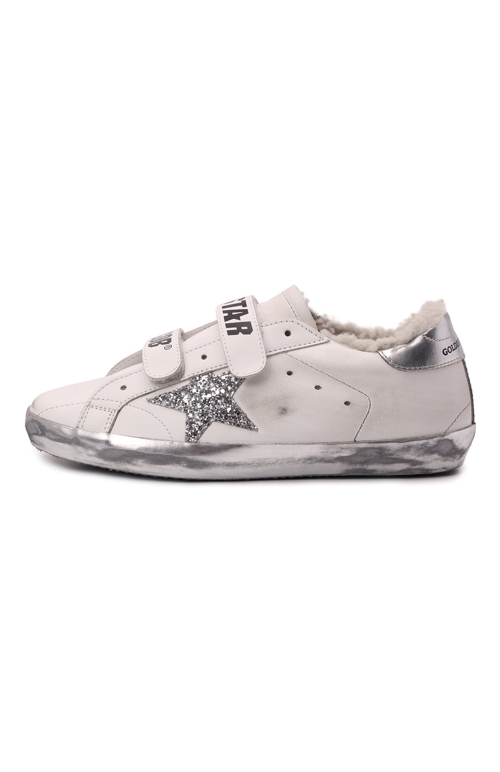 Кожаные кеды Superstar Golden Goose Deluxe Brand  GWF00111.F000803 Фото 3