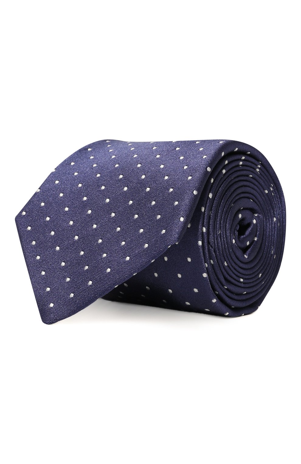 Фото Мужской синий шелковый галстук LUIGI BORRELLI, арт. CR1070 Италия CR1070 