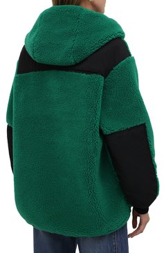 Женская анорак STELLA MCCARTNEY зеленого цвета, арт. 603220/SSB03 | Фото 4 (Кросс-КТ: Куртка; Рукава: Длинные; Материал внешний: Синтетический материал; Стили: Спорт-шик; Материал подклада: Синтетический материал; Длина (верхняя одежда): Короткие)