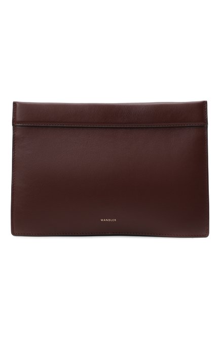 Женская сумка hanna medium WANDLER темно-коричневого цвета по цене 51500 руб., арт. HANNAH BAG | Фото 1