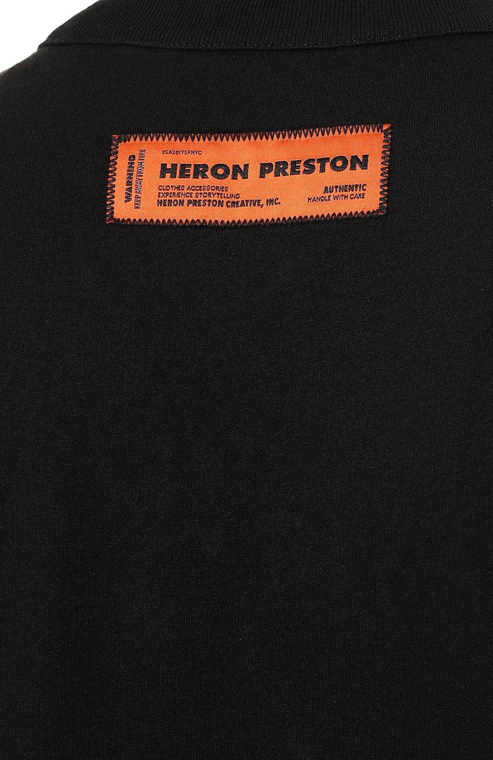 Хлопковая футболка Heron Preston  HMAA032C99JER0031010 Фото 5