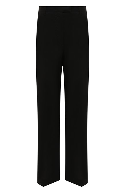 Женские шелковые брюки PRADA черного цвета по цене 190000 руб., арт. P286F-10GP-F0002-221 | Фото 1