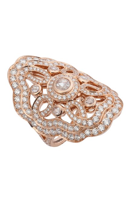 Женские кольцо GARRARD бесцветного цвета, арт. 2012704 | Фото 1 (Материал сплава: Розовое золото; Драгоценные камни: Бриллианты)