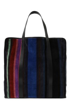 Мужская текстильная пляжная сумка MISSONI темно-синего цвета, арт. 1C30G00017/150 | Фото 6 (Материал сплава: Проставлено; Материал: Текстиль; Драгоценные камни: Проставлено; Размер: large)