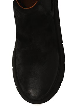 Мужские замшевые челси MARSELL черного цвета, арт. MM4445/186 | Фото 6 (Материал внутренний: Натуральная кожа; Материал сплава: Проставлено; Материал утеплителя: Без утеплителя; Подошва: Массивная; Драгоценные камни: Проставлено; Мужское Кросс-КТ: Челси-обувь)