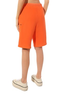Мужского хлопковые шорты PANGAIA оранжевого цвета, арт. 365 Long Shorts | Фото 4 (Случай: Повседневный; Региональные ограничения белый список (Axapta Mercury): Не проставлено; Принт: С принтом; Нос: Не проставлено)