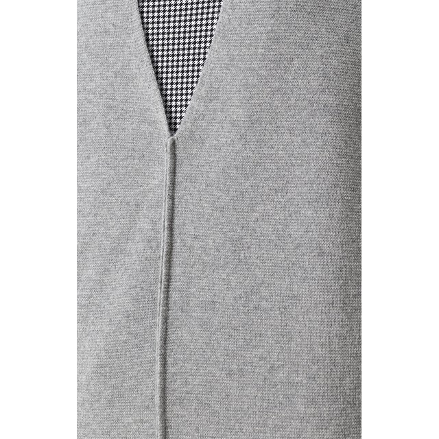 фото Удлиненный кашемировый пуловер с v-образным вырезом chloé