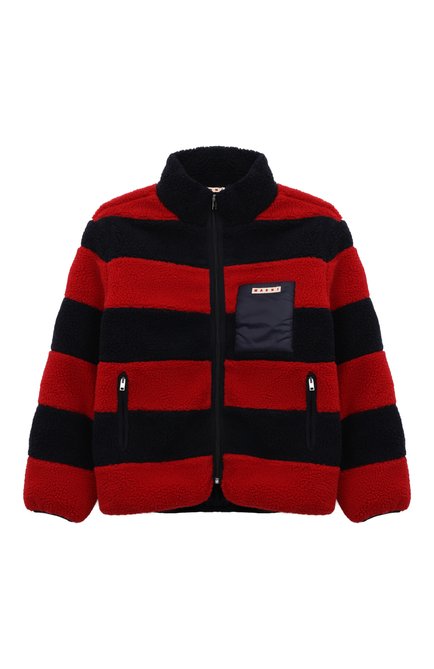 Детская куртка MARNI красного цвета по цене 54450 руб., арт. M00843/M00GP | Фото 1