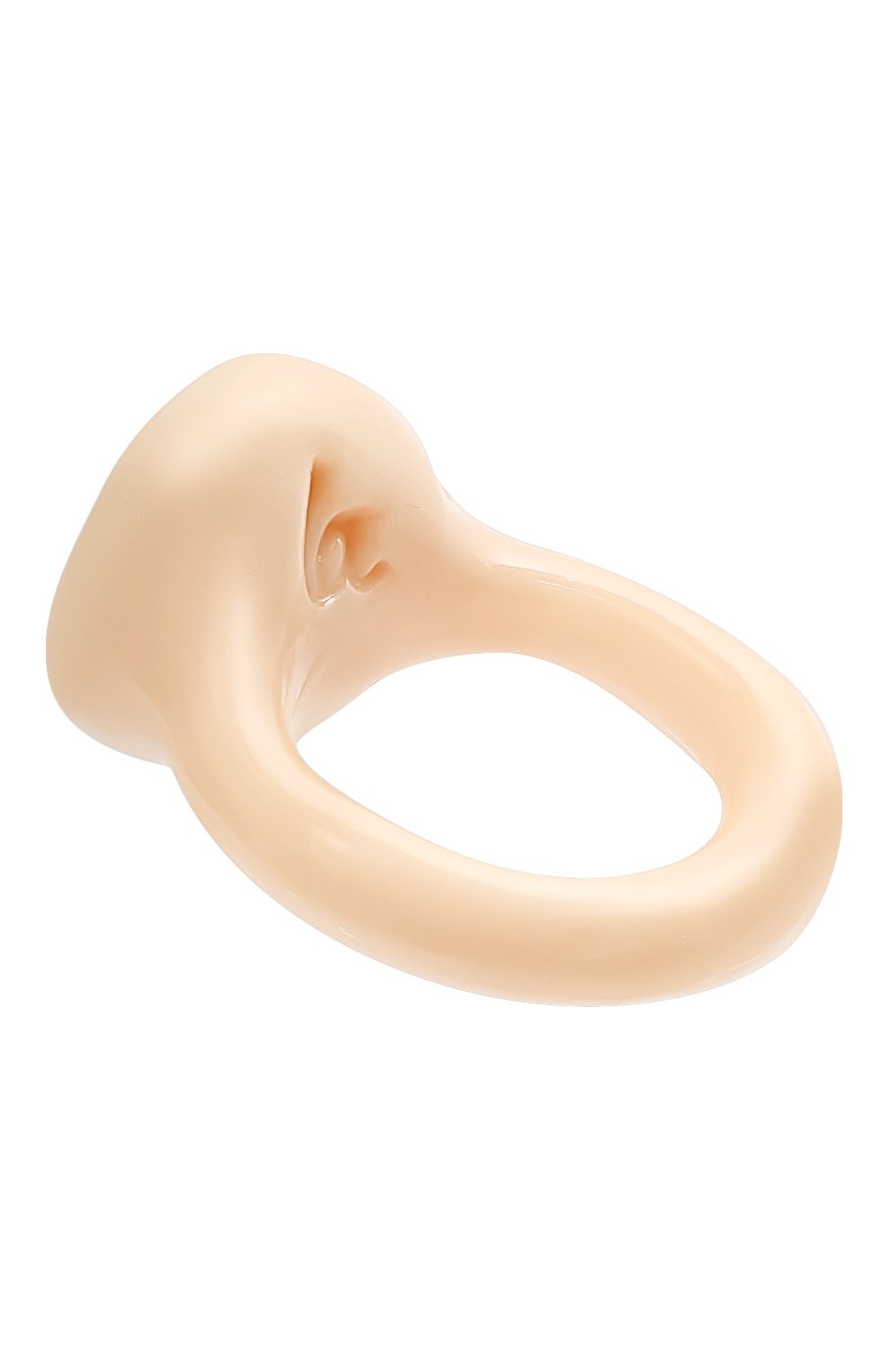 Женское кольцо LILI ARCHIVE бежевого цвета, арт. RMKB6 | Фото 3 (Региональные ограничения белый список (Axapta Mercury): Не проставлено; Нос: Не проставлено; Материал: Пластик, Керамика)