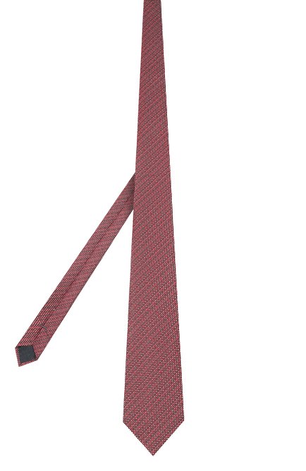 Мужской шелковый галстук ERMENEGILDO ZEGNA красного цвета, арт. Z7D84/1UM | Фото 2 (Материал: Текстиль, Шелк; Принт: С принтом; Статус проверки: Проверена категория)