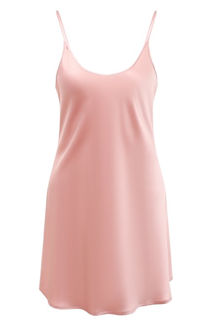 Женская шелковая сорочка LA PERLA розового цвета, арт. 0020291 | Фото 1 (Материал внешний: Шелк; Нос: Не проставлено; Материал сплава: Проставлено)