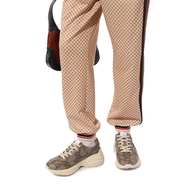 фото Текстильные кроссовки rhyton gucci