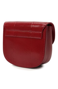 Женская сумка kaia small SAINT LAURENT красного цвета, арт. 619740/L3R0W | Фото 3 (Сумки-технические: Сумки через плечо; Материал: Натуральная кожа; Ремень/цепочка: На ремешке; Размер: small)