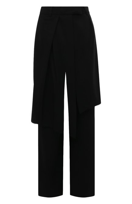 Женские шерстяные брюки GOEN.J черного цвета, арт. GJ22AW-PT02 | Фото 1