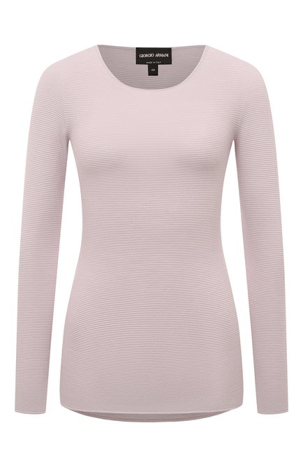 Женский пуловер GIORGIO ARMANI светло-розового цвета по цене 52100 руб., арт. 8NAM31/AM05Z | Фото 1