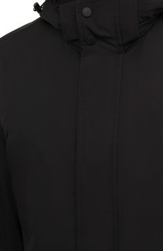 Мужская утепленная куртка PAUL&SHARK черного цвета, арт. 11312002/DF | Фото 5 (Кросс-КТ: Куртка; Рукава: Длинные; Длина (верхняя одежда): До середины бедра; Материал внешний: Синтетический материал; Мужское Кросс-КТ: утепленные куртки; Материал подклада: Синтетический материал; Стили: Кэжуэл)