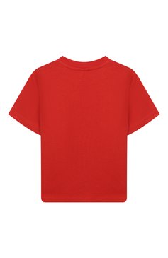 Детский хлопковая футболка STELLA MCCARTNEY красного цвета, арт. 588361/S0JG3 | Фото 2 (Статус проверки: Проверена категория)
