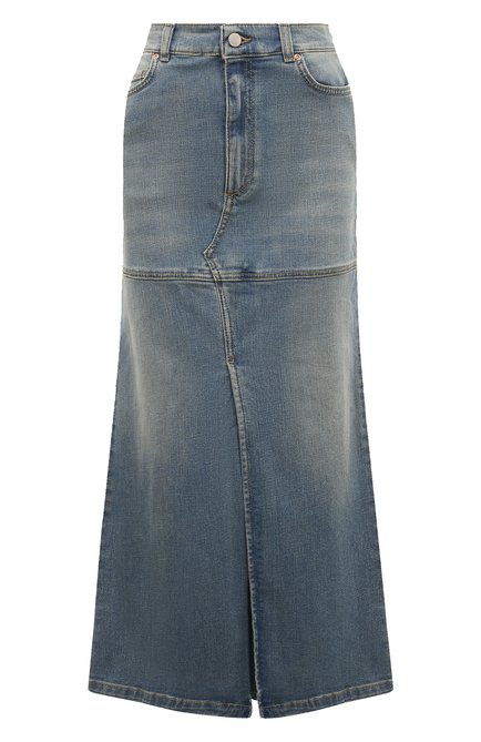 Женская джинсовая юбка DOROTHEE SCHUMACHER синего цвета по цене 76400 руб., арт. 445025 | Фото 1