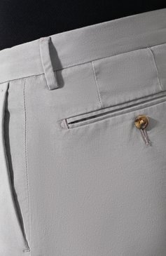 Мужские хлопковые брюки POLO RALPH LAUREN серого цвета, арт. 710644988 | Фото 5 (Силуэт М (брюки): Чиносы; Длина (брюки, джинсы): Стандартные; Случай: Повседневный; Материал сплава: Проставлено, Проверено; Материал внешний: Хлопок; Статус проверки: Проверено, Проверена категория; Драг�оценные камни: Проставлено; Стили: Кэжуэл)