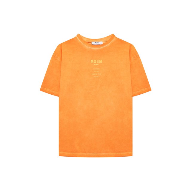 Хлопковая футболка MSGM kids