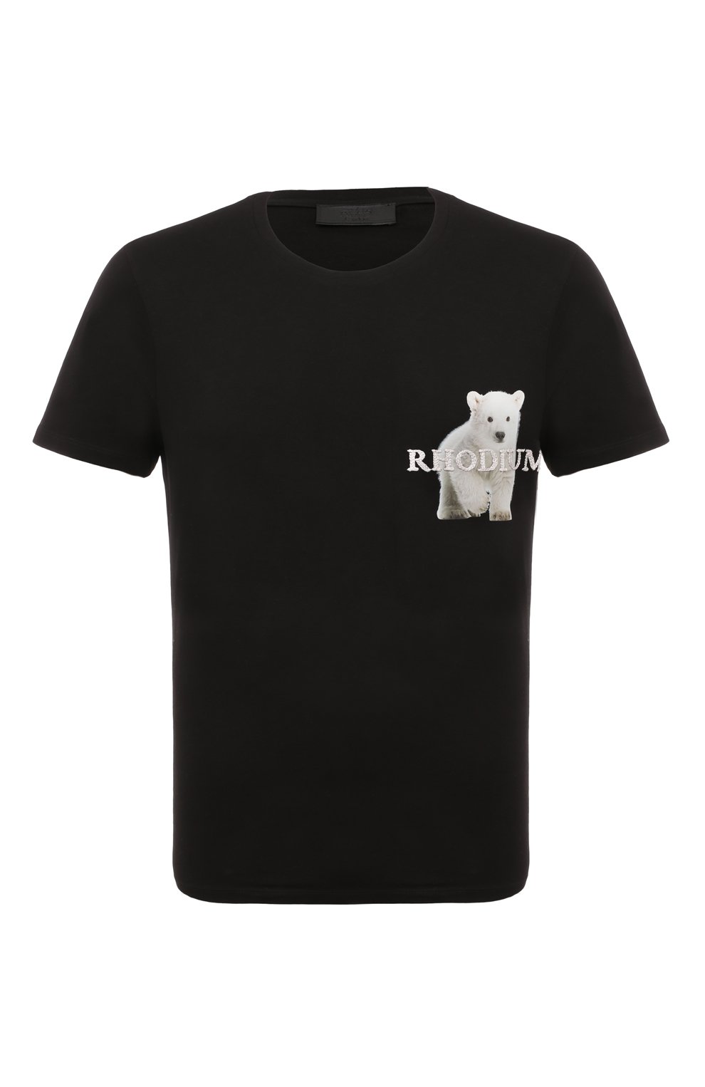 Фото Мужская черная хлопковая футболка RH45, арт. MISHKA 0S04-E Италия MISHKA 0S04-E 