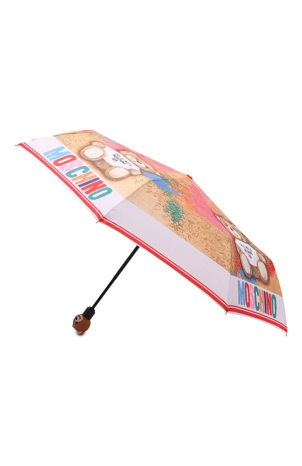 Женский складной зонт MOSCHINO разноцветного цвета, арт. 8415-0PENCL0SEA | Фото 2 (Материал: Текстиль, Синтетический материал, Металл)