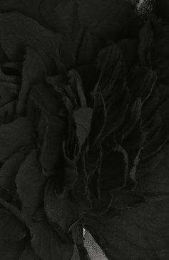 Женская брошь FLOWER ME черного цвета, арт. PION-NS003010L | Фото 3 (Материал: Текстиль)
