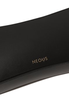 Женская сумка corvus NEOUS черного цвета, арт. 00028A01 | Фото 3 (Сумки-технические: Сумки top-handle; Размер: medium; Материал: Натуральная кожа; Материал сплава: Проставлено; Драгоценные камни: Проставлено)