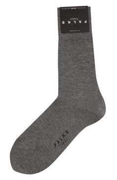 Мужские хлопковые носки tiago FALKE серого цвета, арт. 14662 | Фото 1 (Кросс-КТ: бельё; Материал внутренний: Не назначено; Материал сплава: Проставлено; Нос: Не проставлено; Материал внешний: Хлопок; Статус проверки: Проверена категория)