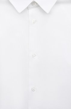 Детская хлопковая рубашка DAL LAGO белого цвета, арт. N402/7317/4-6 | Фото 3 (Рукава: Длинные; Принт: Без принта; Материал сплава: Проставлено, Проверено; Материал внешний: Хлопок; Стили: Классический; Случай: Формальный; Мальчики-школьная форма: Рубашки; Драгоценные камни: Проставлено; Статус проверки: Проверена категория; Ростовка одежда: 4 года | 104 см, 5 лет | 110 см, 6 лет | 116 см)