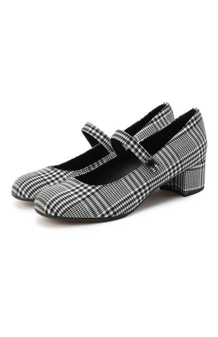 Детские туфли MISSOURI черно-белого цвета по цене 19500 руб., арт. 78056M/27-30 | Фото 1