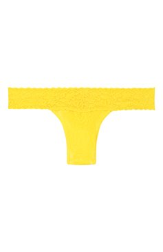 Женские трусы-стринги HANKY PANKY желтого цвета, арт. 4911P | Фото 1 (Материал внешний: Синтетический материал)