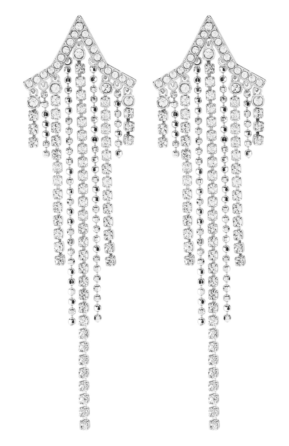 Женские серьги fit star SWAROVSKI серебряного цвета, арт. 5492758 | Фото 1 (Статус проверки: Проверено, Проверена категория; Материал: Металл)