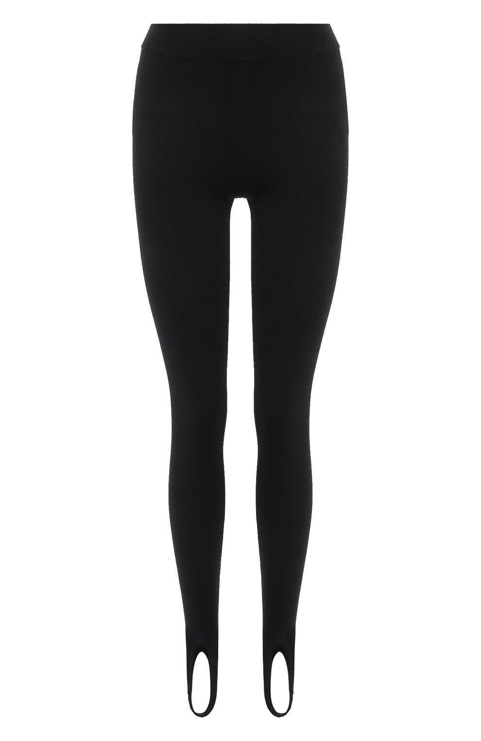 Фото Женские черные шерстяные легинсы со штрипками MRZ, арт. FW23-0017 Италия FW23-0017 