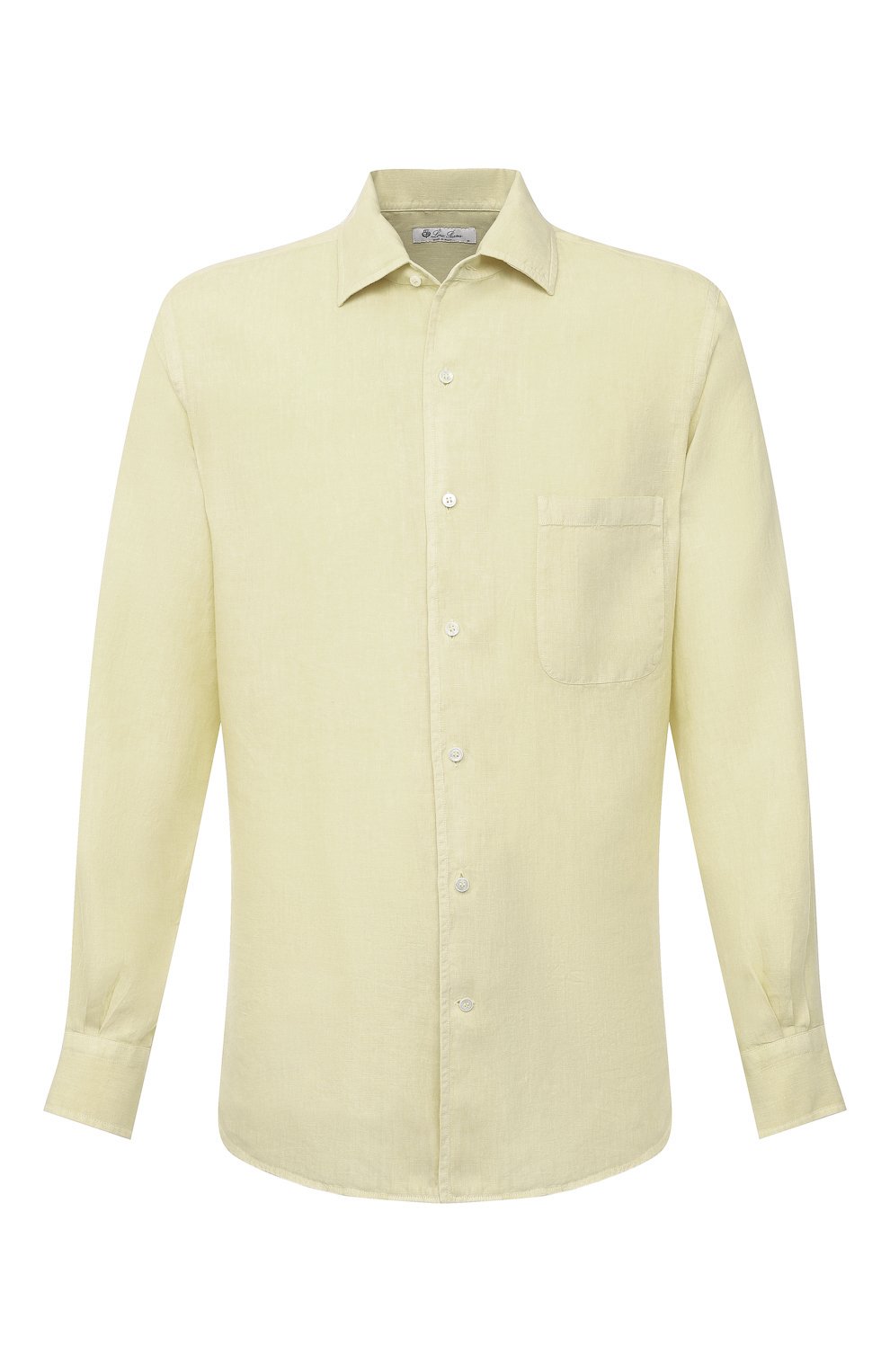 Мужская салатовая льняная рубашка LORO PIANA купить в интернет-магазине ...