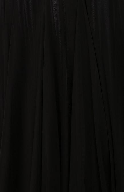 Женское шелковое платье VALENTINO черного цвета, арт. NB3VADX0/2UP | Фото 2 (Материал внешний: Синтетический материал)