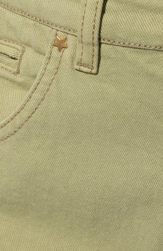 Женские джинсы LORENA ANTONIAZZI светло-зеленого цвета, арт. P2361PA19A/4049 | Фото 5 (Кросс-КТ: Деним; Длина (брюки, джинсы): Стандартные; Материал сплава: Проставлено; Материал внешний: Хлопок, Деним; Силуэт Ж (брюки и джинсы): Слим; Драгоценные камни: Проставлено; Стили: Кэжуэл)