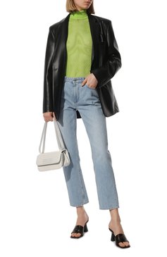 Женская водолазка BALENCIAGA салатового цвета, арт. 675263/T5163 | Фото 2 (Женское Кросс-КТ: Водолазка-одежда; Рукава: Длинные; Стили: Гламурный; Региональные ограничен�ия белый список (Axapta Mercury): Не проставлено; Длина (для топов): Стандартные; Материал сплава: Проставлено; Материал внешний: Вискоза; Драгоценные камни: Проставлено)